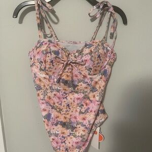 Cider Floral Sea Underwire One Piece
